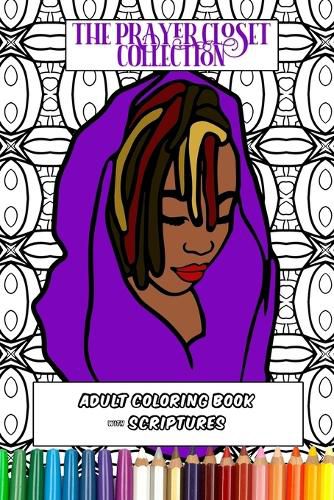 Cover image for Adult Coloring Book with Scriptures