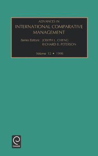 Cover image for Advances in International Comparative Management