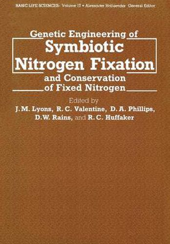 Cover image for Genetic Engineering of Symbiotic Nitrogen Fixation and Conservation of Fixed Nitrogen