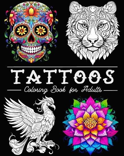 Cover image for Tattoo Coloring Book for Adults