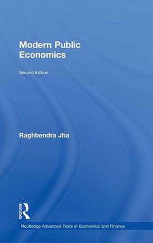 Cover image for Modern Public Economics