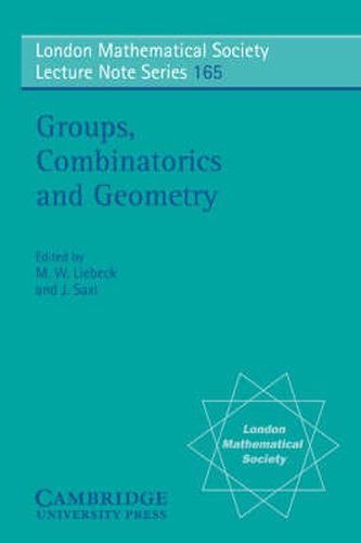 Cover image for Groups, Combinatorics and Geometry
