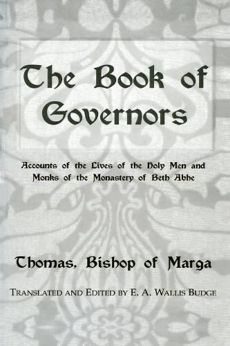 Cover image for Book Of Governors