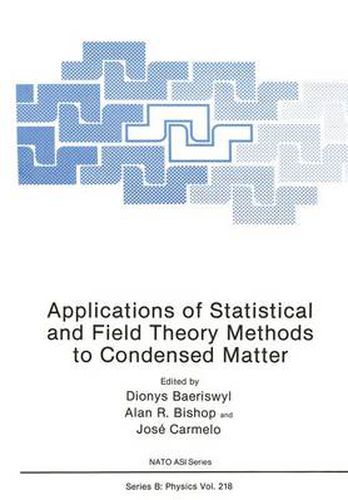 Cover image for Applications of Statistical and Field Theory Methods to Condensed Matter