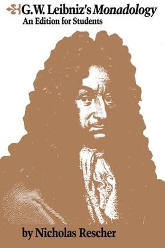 Cover image for G.W. Leibniz's Monadology: An Edition for Students