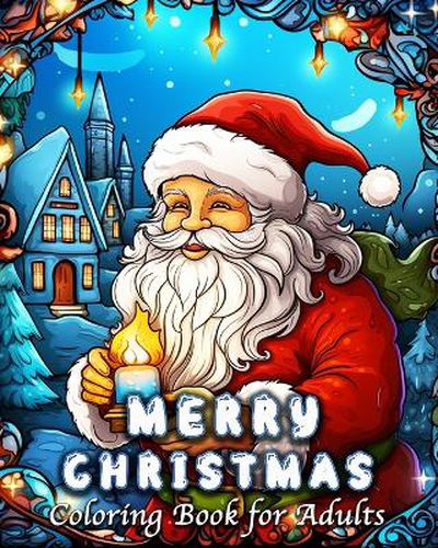 Cover image for Merry Christmas Coloring Book for Adults