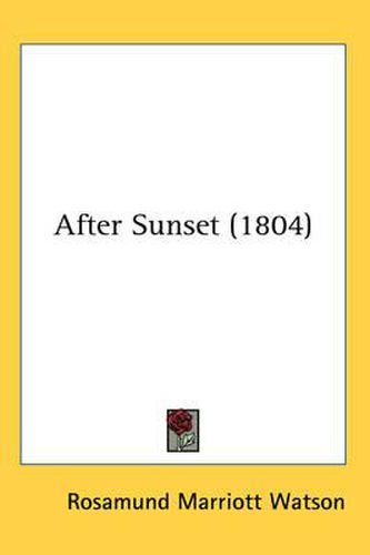 Cover image for After Sunset (1804)