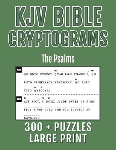 Cover image for KJV Bible Cryptograms Large Print