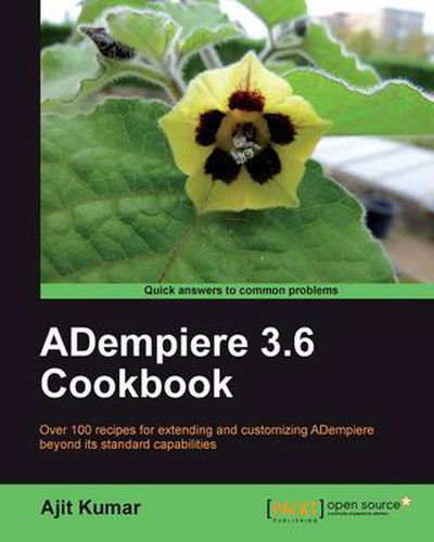 Cover image for ADempiere 3.6 Cookbook