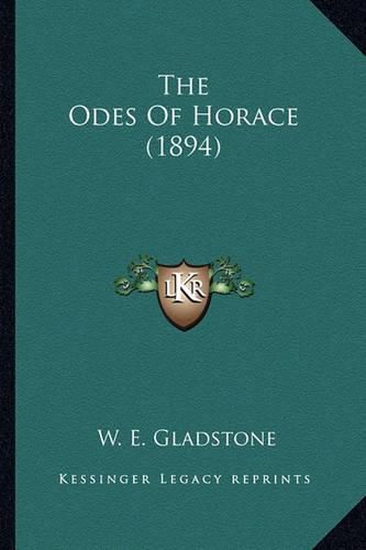 Cover image for The Odes of Horace (1894)