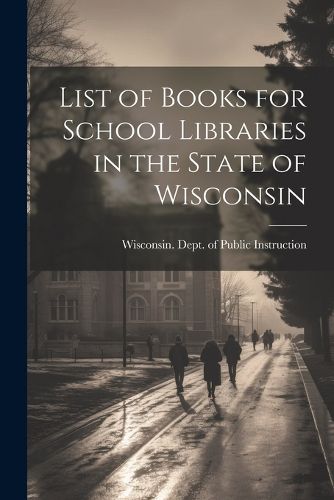 Cover image for List of Books for School Libraries in the State of Wisconsin