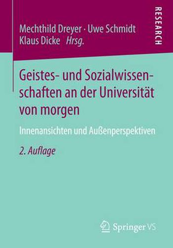 Cover image for Geistes- und Sozialwissenschaften an der Universitat von morgen: Innenansichten und Aussenperspektiven