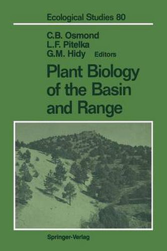 Cover image for Plant Biology of the Basin and Range