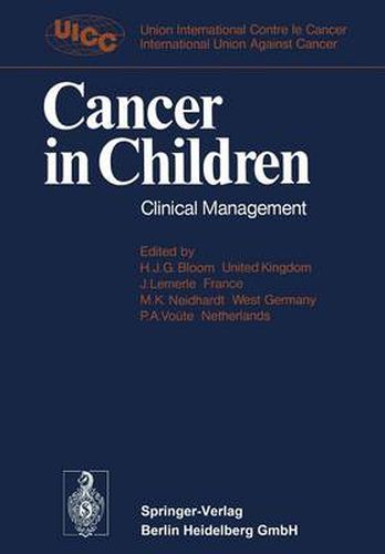 Cover image for Cancer in Children: Clinical Management