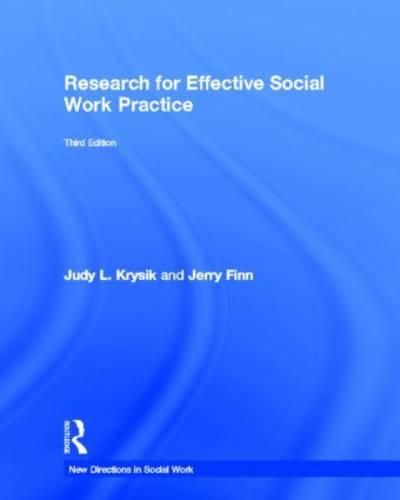 Cover image for Research for Effective Social Work Practice