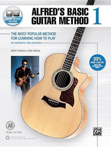 Cover image for Alfred's Basic Guitar Method 1 (Third Edition): The Most Popular Method for Learning How to Play