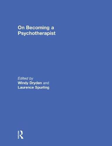 Cover image for On Becoming a Psychotherapist