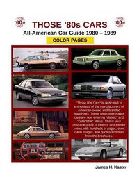 Cover image for Those 80s Cars - American Catalog - Color Pages