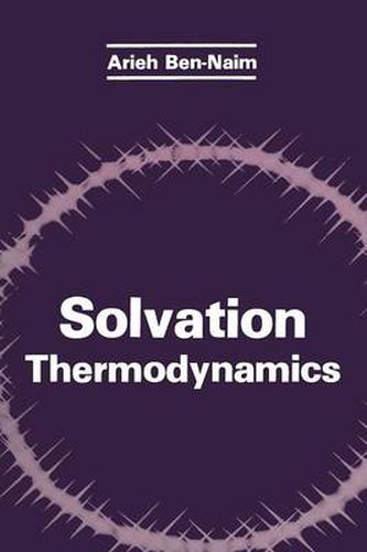 Cover image for Solvation Thermodynamics