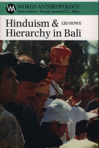 Cover image for Hinduism and Hierarchy in Bali