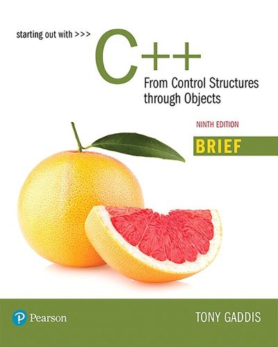 Cover image for Starting Out with C++: From Control Structures Through Objects Brief Version, Student Value Edition Plus Mylab Programming with Pearson Etext -- Access Card Package