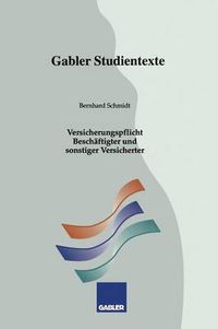 Cover image for Versicherungspflicht Beschaftigter Und Sonstiger Versicherter: Studientext Nr.2