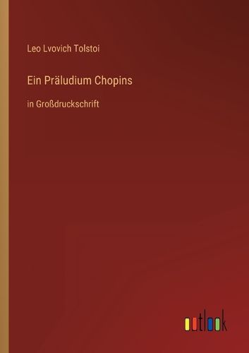 Cover image for Ein Praeludium Chopins