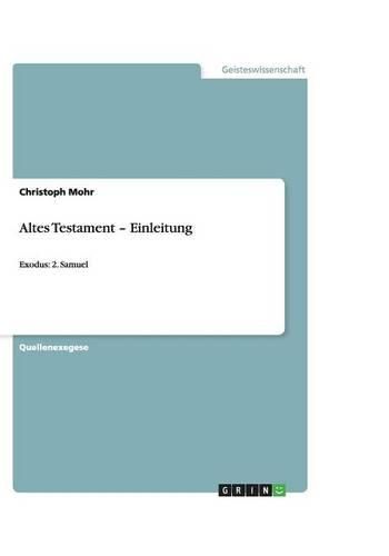 Cover image for Altes Testament - Einleitung