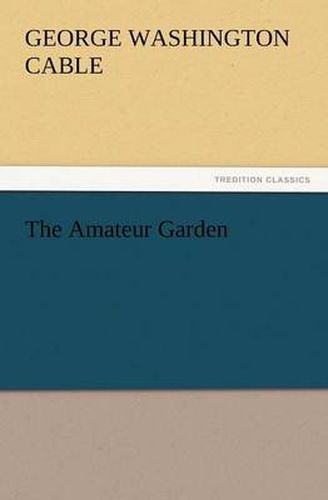 Cover image for The Amateur Garden