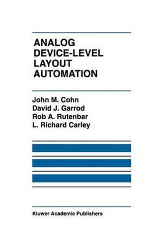 Cover image for Analog Device-Level Layout Automation