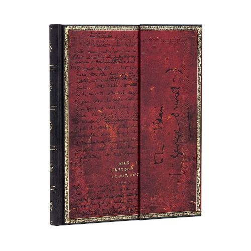 Cover image for Orwell, Nineteen Eighty-Four Ultra Unlined Hardcover Journal (Wrap Closure)