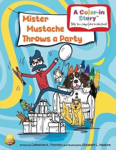 Cover image for Mister Mustache Throws a Party