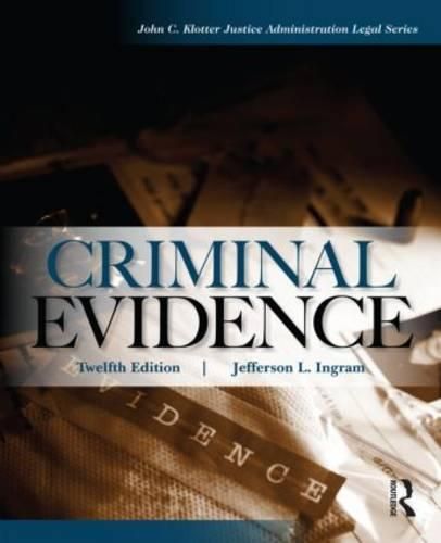 Cover image for Criminal Evidence