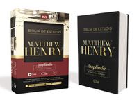 Cover image for Rvr Biblia de Estudio Matthew Henry, Leathersoft, Negro