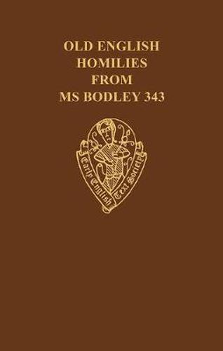 Cover image for Old English Homilies from MS Bodley 343