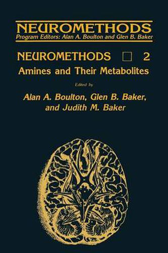 Cover image for Amines and Their Metabolites