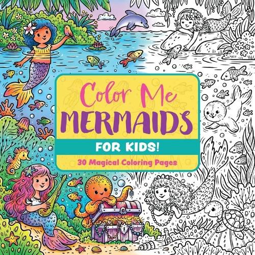 Cover image for Color Me Mermaids (for Kids!)