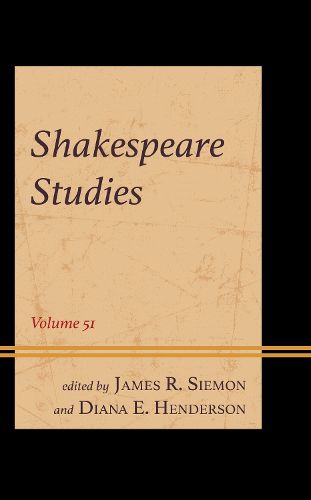 Cover image for Shakespeare Studies