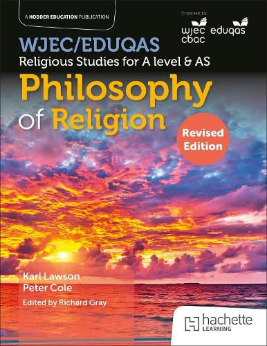 Cover image for WJEC/Eduqas Religious Studies for A Level & AS - Philosophy of Religion Revised