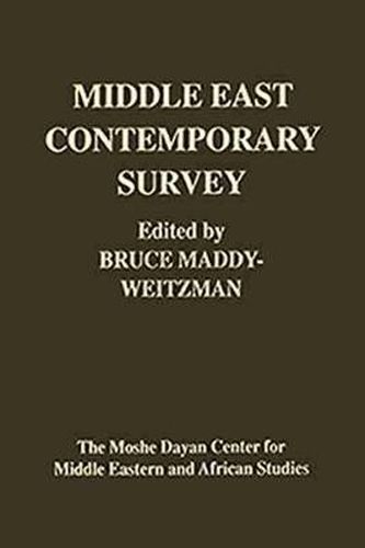 Middle East Contemporary Survey Vol XXIV