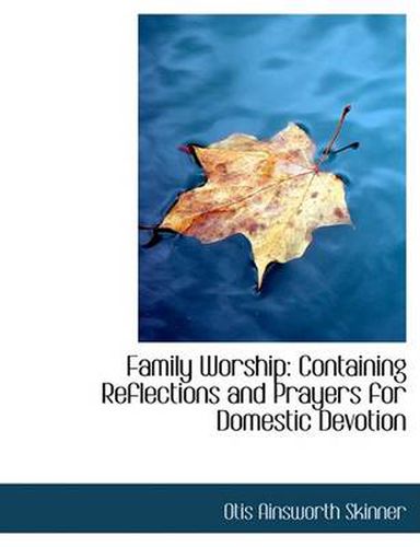 Cover image for Family Worship