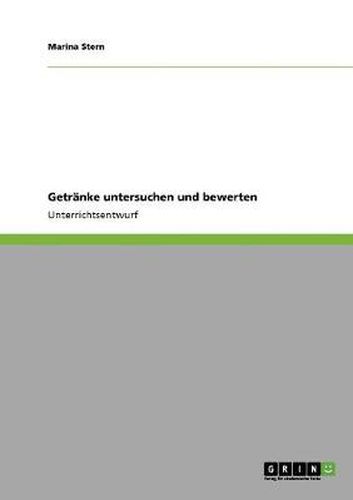 Cover image for Getranke untersuchen und bewerten