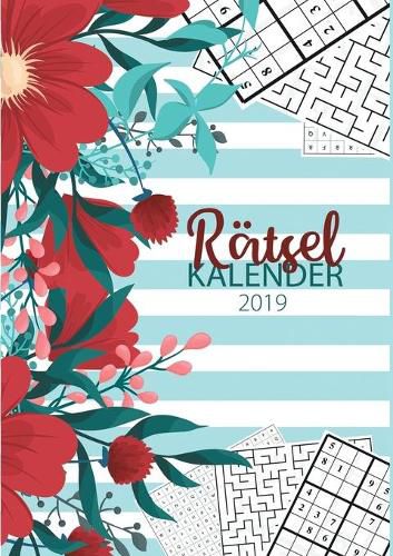 Cover image for Der Ratsel Kalender 2019 - Terminplaner und Monatskalender mit 90 Ratseln: Organisiere deinen Alltag mit dem Ratsel Kalender 2019