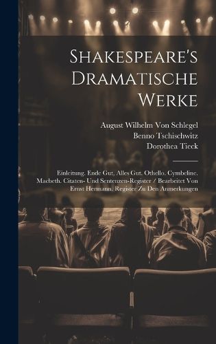 Cover image for Shakespeare's Dramatische Werke