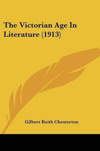 Cover image for The Victorian Age in Literature (1913)