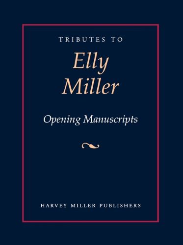 Cover image for Tributes to Elly Miller