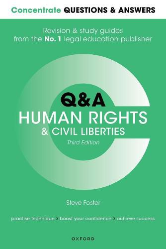 Cover image for Concentrate Questions and Answers Human Rights and Civil Liberties: Law Q&A Revision and Study Guide