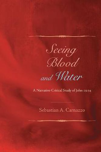 Cover image for Seeing Blood and Water: A Narrative-Critical Study of John 19:34