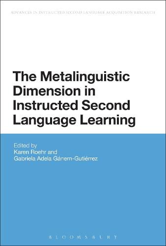 Cover image for The Metalinguistic Dimension in Instructed Second Language Learning