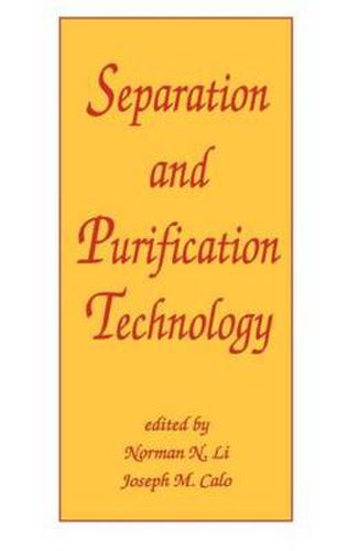 Cover image for Separation and Purification Technology